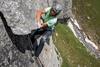 Picco Luigi Amedeo (2800 m, Masino-Bregaglia group, Central Alps, Italy) - Taldo-Nusdeo route - Climbers Matteo De Zaiacomo and Chiara Gusmeroli (C) Michele Caminati (1)