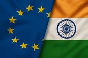 EU-India Flags
