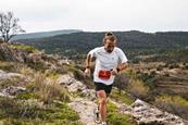 José Ángel Jiménez Canales during his win at the 2025 Penyagolosa Trails