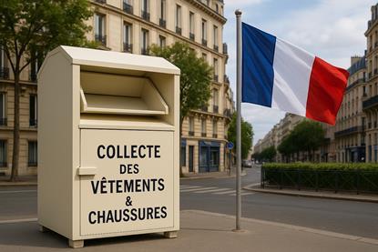 France Textile Recycling Bin AI