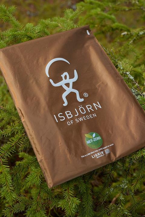 Isbjorn chooses Lignin Net Zero Bags for e commerce Article Outdoor Industry Compass