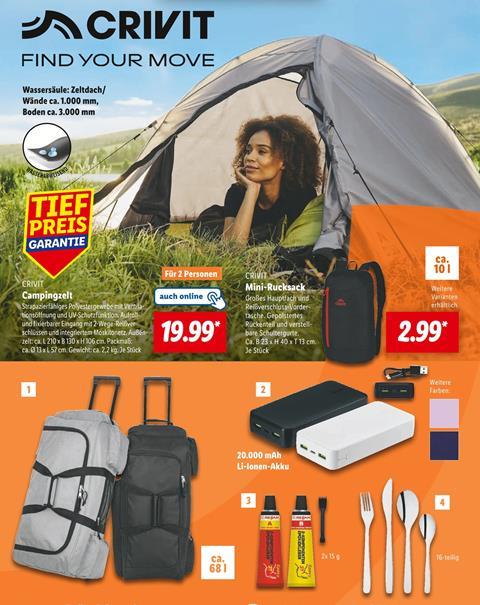 Discounter Lidl launches Crivit brand campaign across Europe | News briefs  | Outdoor Industry Compass